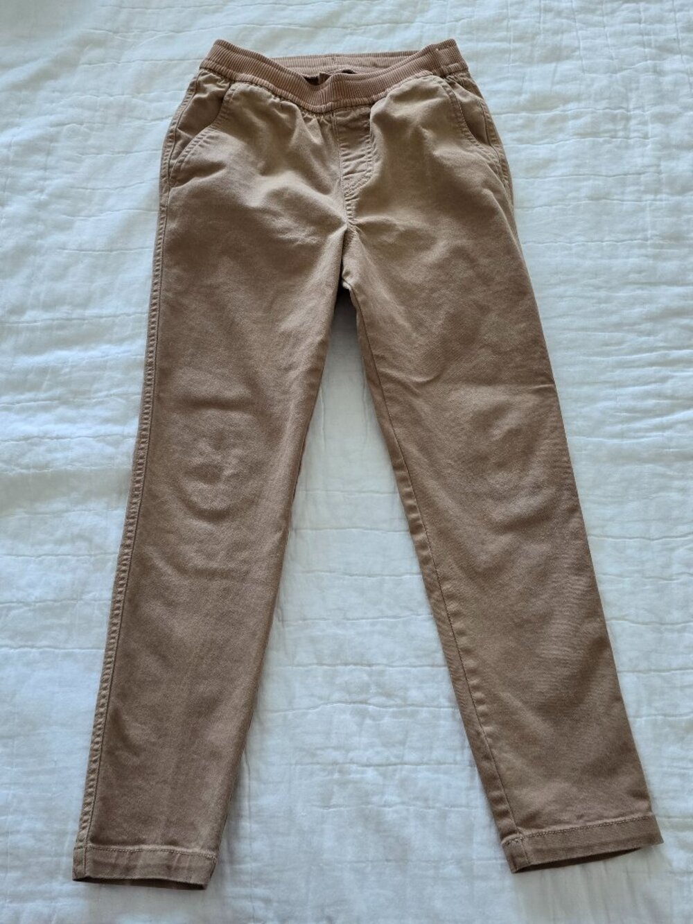 Size 10 (Age 8-9Y) Tea Collection Timeless Stretch Twill Pants